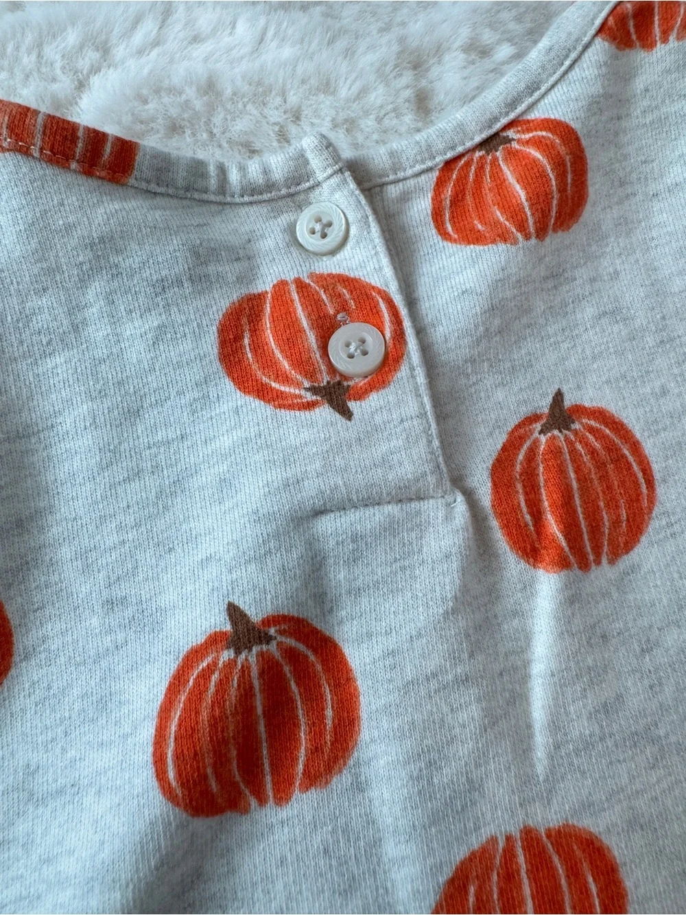 Carters Pumpkin Print Long Sleeve Dress, 4T
